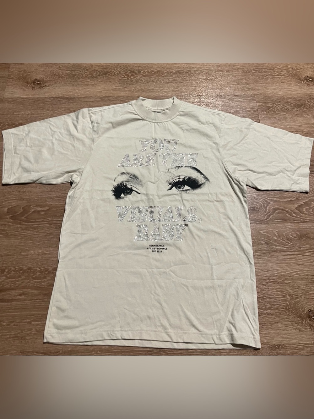 BEYONCE RENAISSANCE TOUR FILM You Are The Visuals, Baby Shirt crystals  Large